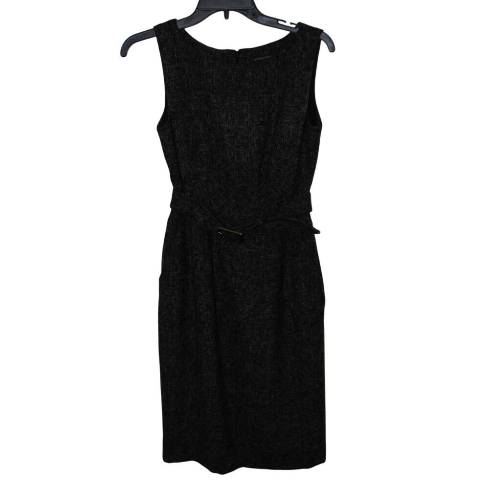 Vintage Banana Republic Womens Size 2 Wool‎ Blend Sleeveless Dress With Belt